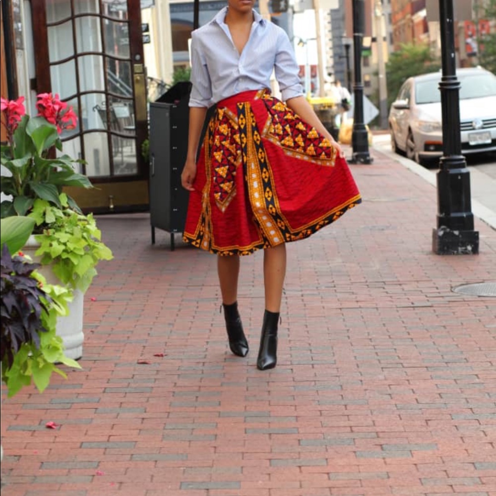 African prints skirts